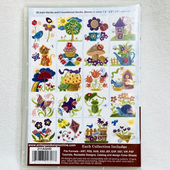 Anita Goodesign Mix & Match Mylar Spring CD - New/Sealed - Picture 8 of 9